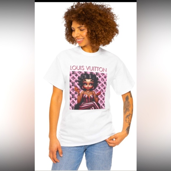 FASHION Custom Pink and Black T-Shirt, NIP - Picture 1 of 8